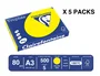 Trophee Papel de color amarillo sol intenso A3 80 g, 500 hojas
