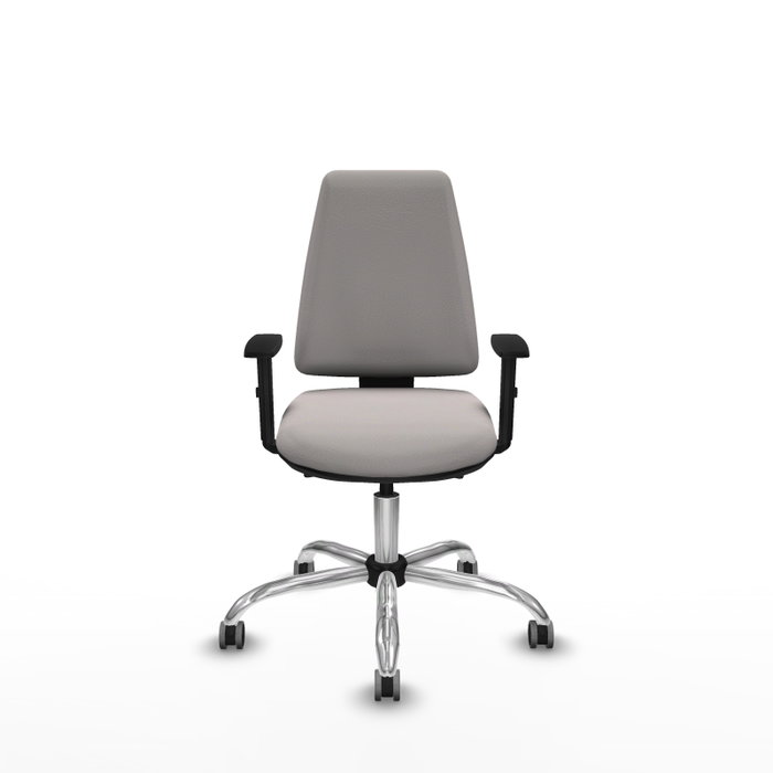 PIQUERAS Y CRESPO Silla de oficina Elche Blanco con mecanismo Asincro