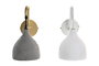 DKD Home Decor Lámpara Aplique Metal y Cemento Pack de 2, Colores Surtidos