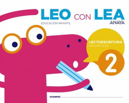 ANAYA, Leo con Lea 2 Mayúsculas 4 Años - ANAYA