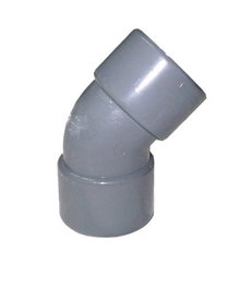 Codo de PVC MH 45º de 160