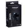 Intenso T300A - Auriculares Inalámbricos TWS con Cancelación Activa de Ruido (ANC), Color Negro