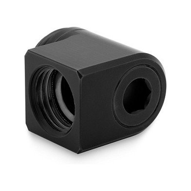 EK Water Blocks EK-Torque Micro Adapter 90 Grad G1/4 Zoll AG a G1/4 Zoll IG - negro