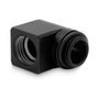 EK Water Blocks EK-Torque Micro Adapter 90 Grad G1/4 Zoll AG a G1/4 Zoll IG - negro