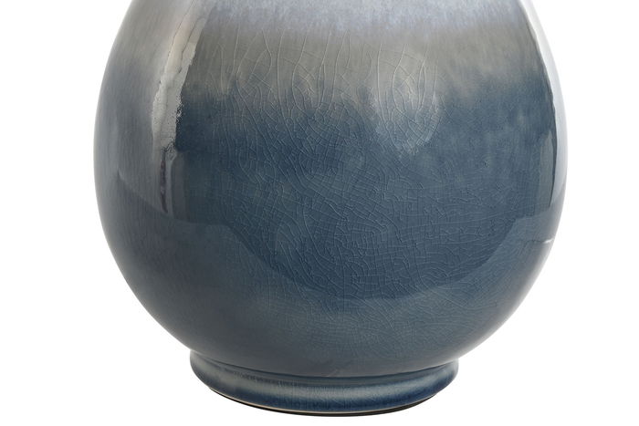 DKD Home Decor Lámpara Sobremesa Moderno Bicolor 40 x 70 x 40 cm Cerámica Algodón