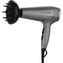 Jean Louis David Secador de Pelo Profesional 2400 W, Gris, con Difusor y 3 Ajustes de Temperatura para Secado Potente - JEA3666085217800