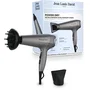 Jean Louis David Secador de Pelo Profesional 2400 W, Gris, con Difusor y 3 Ajustes de Temperatura para Secado Potente - JEA3666085217800
