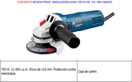 Bosch GWS 700 Miniamoladora Profesional