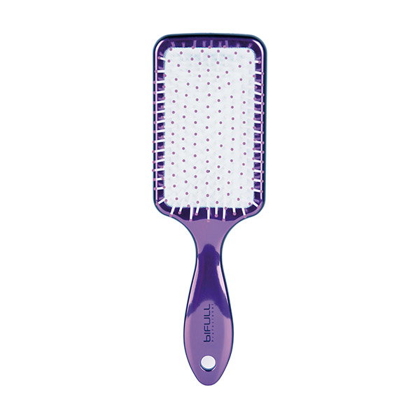 Bifull Cepillo Raqueta Metalizado 22cm Racket Chrome Lila Bifull Cepillo Raqueta Metalizado 22cm Racket Chrome Lila
