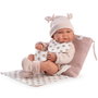 Muñecas Antonio Juan Muñeca Bebé Recién Nacida Nica 50431 con Bolso Cambiador, Ropa y Manta - Juguete para Niñas +3 Años