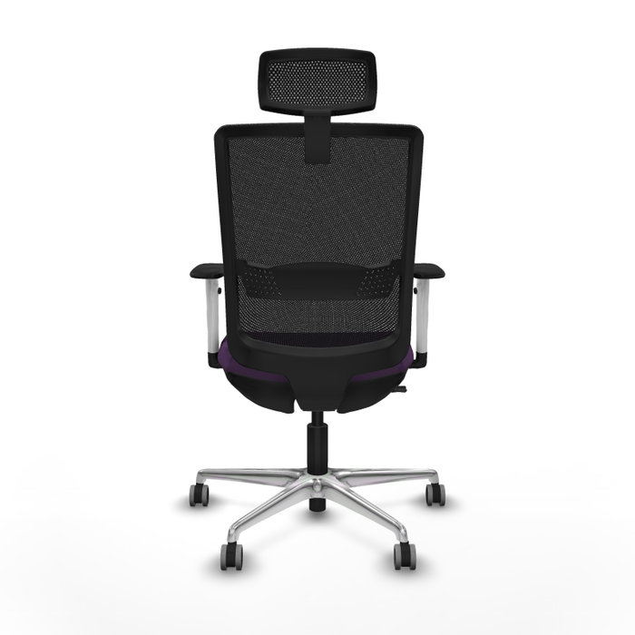 PIQUERAS Y CRESPO Silla de oficina Haches con mecanismo Sincro/Traslack Morado y Negro PIQUERAS Y CRESPO Silla de oficina Haches con mecanismo Sincro/Traslack Morado y Negro