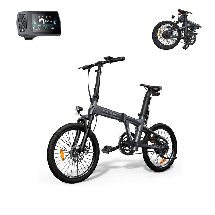 Bicicleta Eléctrica Xiaomi ADO Air 20S Gris 10000 mAh 20" 100 Km Bicicleta Eléctrica Xiaomi ADO Air 20S Gris 10000 mAh 20" 100 Km