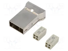 HARTING Contacto Macho Industrial Niquelado 10A 50V