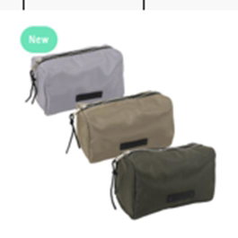 DKD Home Decor Set de 3 Neceseres de Nylon Urban en Colores Surtidos