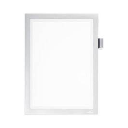 Durable Duraframe Magnetic Note A4 Plata
