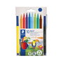 Staedtler Noris Club 326 Estuche de Rotuladores de 10 Colores Surtidos con Punta de Fibra 1 mm