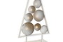 DKD Home Decor Decoración de Árbol de Metal Envejecido Dorado y Blanco