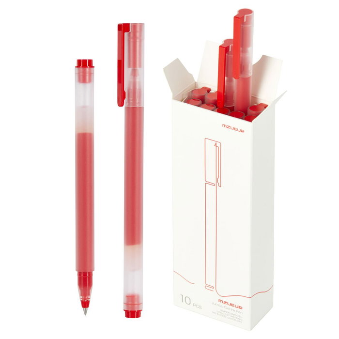Xiaomi Mi High-Capacity Bolígrafos de Gel Rojo 0,5mm (10 unidades)