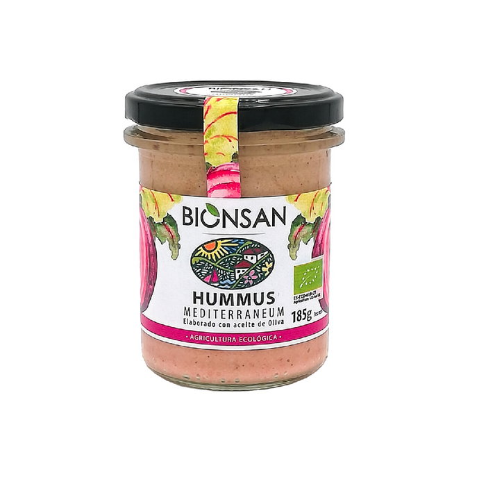 BIONSAN HUMMUS mediterraneum ECO VEGAN 185gr