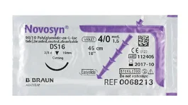 B. Braun Sutura Novosyn Violet 2-0 HRC22 70 cm 36 Unidades