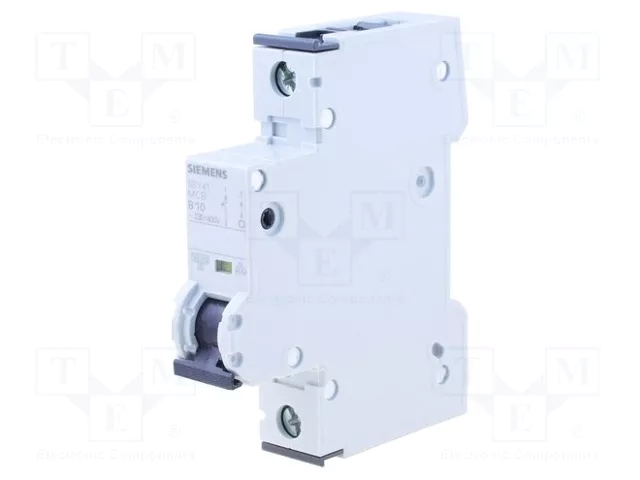 Siemens 5SY4110-6 Disyuntor 10A 1p Siemens 5SY4110-6 Disyuntor 10A 1p