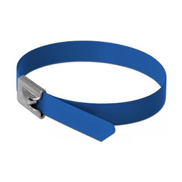 DeLOCK 18797 Sujetacables de Acero Inoxidable Azul 200 x 7,9 mm