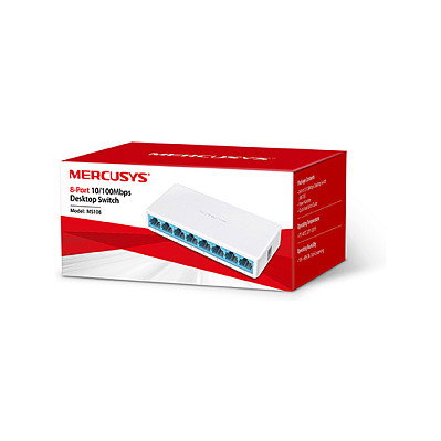 TP-Link Mercusys MS108 Switch de escritorio de 8 puertos 10/100Mbps