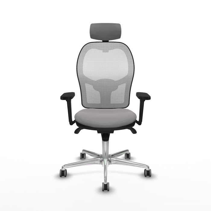 PIQUERAS Y CRESPO Silla de oficina Jorquera Gris y Blanco