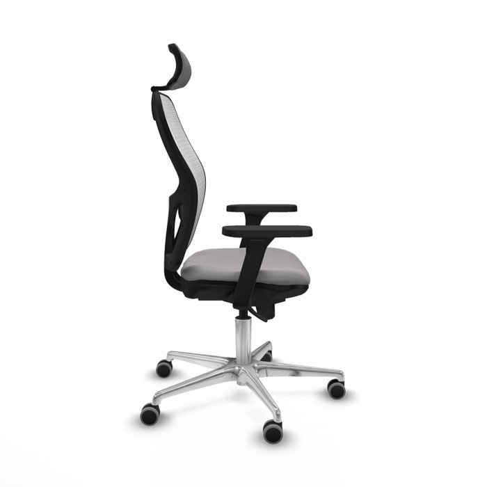 PIQUERAS Y CRESPO Silla de oficina Jorquera Gris y Blanco
