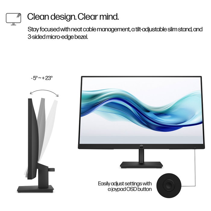 HP Series 3 Pro 324pf Monitor FHD de 23,8 pulgadas IPS Black