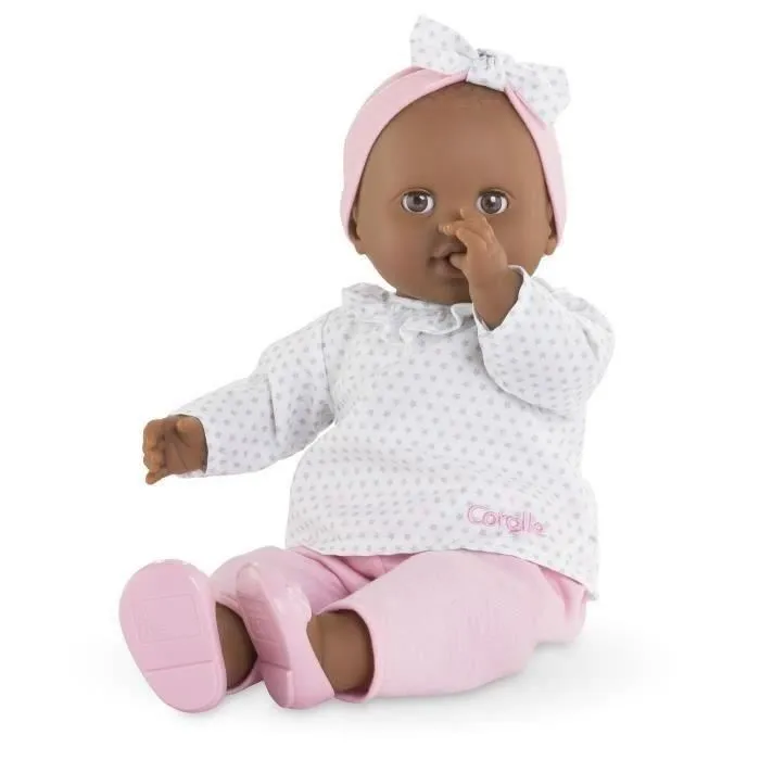 Corolle Muñeca bebé Lucie grande Mon Grand Poupon 36 cm - A partir de 2 años