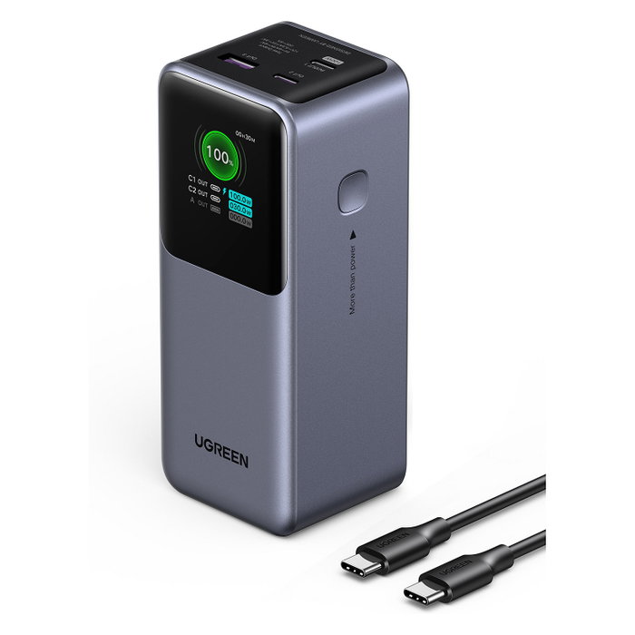 Ugreen Powerbank 20000mAh 130W Gris Ugreen Powerbank 20000mAh 130W Gris