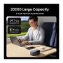 Ugreen Power Bank 20000mAh 130W, Carga Rápida PD, Gris, Carga Triple, Compatible con Teléfono y Portátil