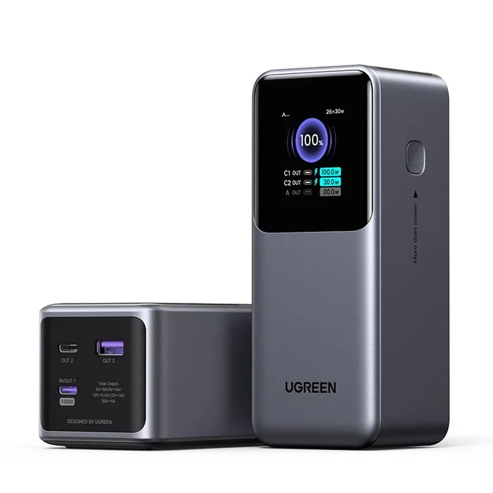 Ugreen Nexode 20000mAh 130W Power Bank Gris