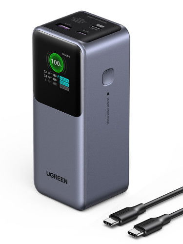 UGREEN 35524B Powerbank 20000mAh Carga Rápida 130W Litio Gris UGREEN 35524B Powerbank 20000mAh Carga Rápida 130W Litio Gris