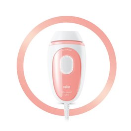 Braun Silk-expert Mini PL1000 IPL Depiladora Permanente para Rostro y Cuerpo, Rosa - 437796