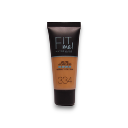 Maybelline Base de Maquillaje FIT ME! MATTE+PORELEESS foundation #334-Warm Tan 30 ml