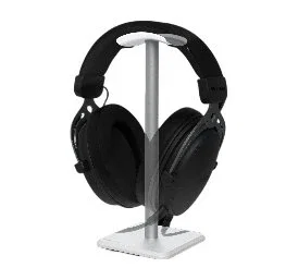 Genesis NGM-2233 Soporte para Auriculares Thulium 100 - Stand Plegable con Base Antiderrapante para Cualquier Marca - Material ABS, Aluminio, TPU - Color Blanco