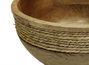 DKD Home Decor Set de 2 Centros de Mesa de Mango y Cuerda Natural