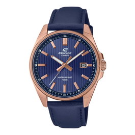 Casio EFV-150CL-2AVUEF con correa de cuero azul