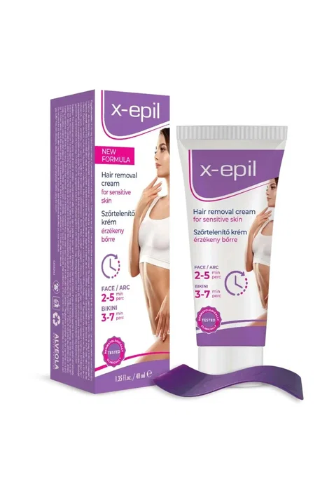 X-Epil Crema Depilatoria para Piel Sensible, Axilas y Bikini, 40 ml X-Epil Crema Depilatoria para Piel Sensible, Axilas y Bikini, 40 ml