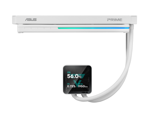 ASUS PRIME LC II 360 ARGB LCD WHT Blanco
