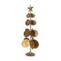 Ixia Figura Árbol Oro Metal Decoración 21 x 21 x 61 cm