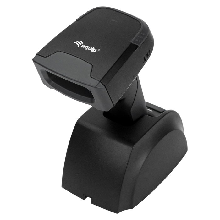 Equip Lector de códigos de barras portátil 351030 1D/2D Inalámbrico Negro