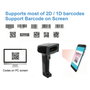 Equip Lector de códigos de barras portátil 351030 1D/2D Inalámbrico Negro