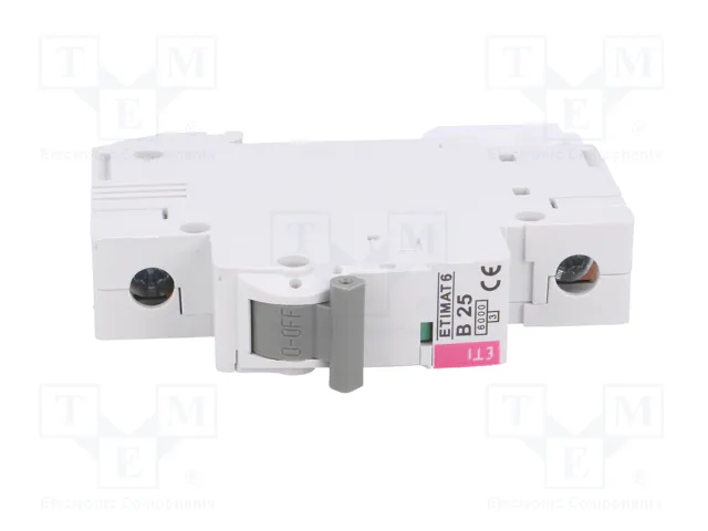 ETI POLAM ETIMAT 6 Interruptor Magnetotérmico 1 Polo 25A 6kA ETI POLAM ETIMAT 6 Interruptor Magnetotérmico 1 Polo 25A 6kA