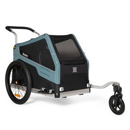 Burley Bark Ranger Remolque para Mascotas 2 en 1 Cochecito y Bicicleta Plegable 35kg