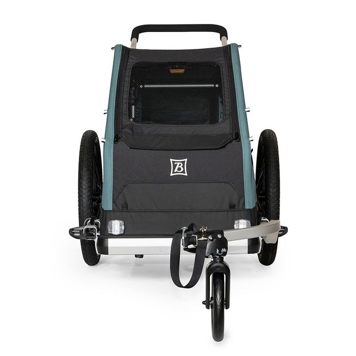 Burley Bark Ranger Remolque para Mascotas 2 en 1 Cochecito y Bicicleta Plegable 35kg