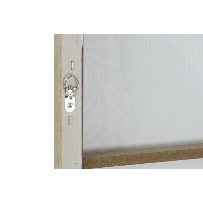 DKD Home Decor Set de 2 Cuadros Africana en Lienzo y PS, 84x4,5x123 cm beige, negro y dorado