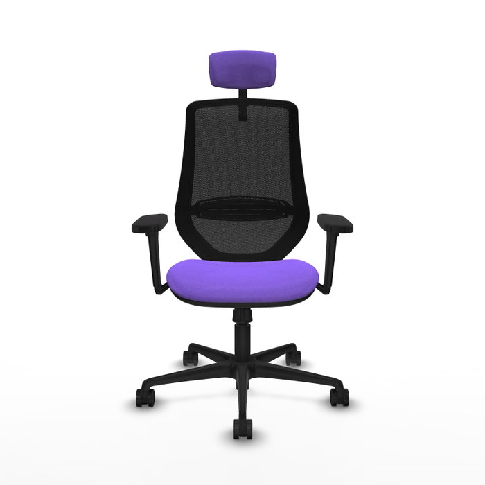 PIQUERAS Y CRESPO Silla de oficina Mardos con Mecanismo Sincro, Lila y Negro PIQUERAS Y CRESPO Silla de oficina Mardos con Mecanismo Sincro, Lila y Negro